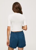 ⁦נשים 4N8XB383 Pepe Jeans מוּס חולצת קרדיגן מצולעים⁩ – תמונה ⁦4⁩