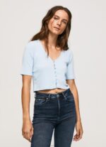 נשים 4N8XB408 Pepe Jeans מִפרָץ חולצת קרדיגן מצולעים