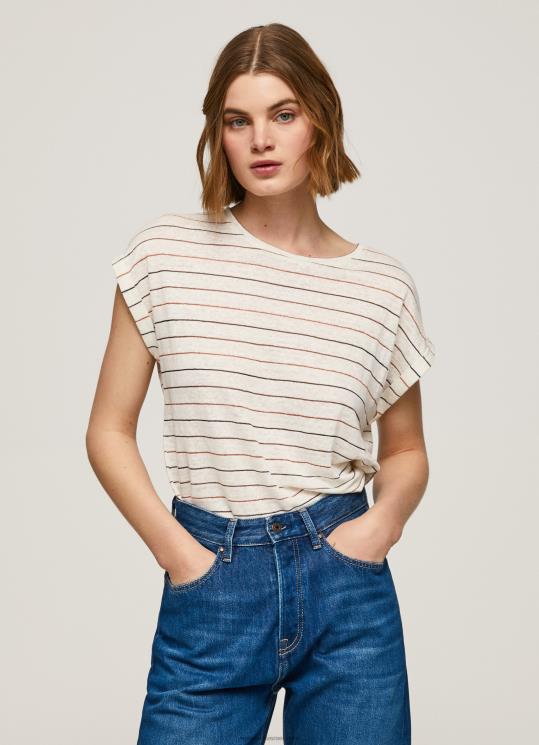 d7a0d7a9d799d79d_4n8xb447_pepe_jeans_d7a8d6b7d791_d797d795d79cd7a6d7aa_d7a4d7a9d7aad79f_d791d794d793d7a4d7a1_d7a4d7a1d799d79d.jpg נשים 4N8XB447 Pepe Jeans רַב חולצת פשתן בהדפס פסים – תמונה 1