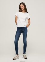 נשים 4N8XB45 Pepe Jeans דֵנִים ג'ינס סקיני בהתאמה גבוהה של ריג'נט