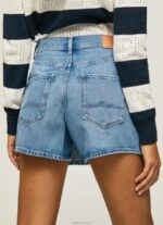 ⁦נשים 4N8XB509 Pepe Jeans דֵנִים מכנסיים קצרים של חצאית ג'ינס בכושר רגיל⁩ – תמונה ⁦5⁩