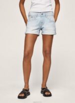 ⁦נשים 4N8XB521 Pepe Jeans דֵנִים מכנסי ג'ינס קצרים בכושר רגיל⁩ – תמונה ⁦2⁩
