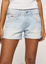 ⁦נשים 4N8XB521 Pepe Jeans דֵנִים מכנסי ג'ינס קצרים בכושר רגיל⁩ – תמונה ⁦3⁩
