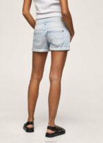 ⁦נשים 4N8XB521 Pepe Jeans דֵנִים מכנסי ג'ינס קצרים בכושר רגיל⁩ – תמונה ⁦4⁩