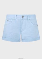 ⁦נשים 4N8XB527 Pepe Jeans מִפרָץ מכנסי כותנה בכושר רגיל⁩ – תמונה ⁦5⁩