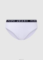 ⁦נשים 4N8XB540 Pepe Jeans לבן חזיית כותנה נמתחת⁩ – תמונה ⁦5⁩