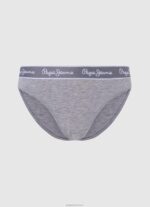 ⁦נשים 4N8XB549 Pepe Jeans שָׁחוֹר חוטיני קלאסי עם לוגו מודפס⁩ – תמונה ⁦4⁩