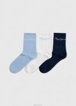 ⁦נשים 4N8XB560 Pepe Jeans רַב גרבי ברוקה 3 חבילות⁩ – תמונה ⁦5⁩