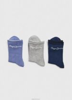 ⁦נשים 4N8XB565 Pepe Jeans אקרו 3 חבילות גרביים עם פסים⁩ – תמונה ⁦5⁩