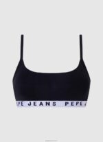 ⁦נשים 4N8XB570 Pepe Jeans סטודיו אדום חזיית ספורט מוצקה str brlt⁩ – תמונה ⁦5⁩