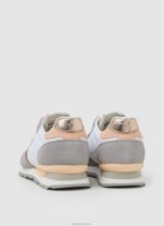 ⁦נשים 4N8XB615 Pepe Jeans לבן נעלי ספורט משולבות brit heritage⁩ – תמונה ⁦4⁩