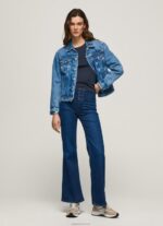 נשים 4N8XB62 Pepe Jeans דֵנִים ג'ינס בגזרה גבוהה וילה מתרחבת