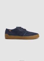 נשים 4N8XB638 Pepe Jeans חיל הים נעלי ספורט מעור קולין