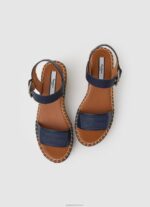 ⁦נשים 4N8XB650 Pepe Jeans חיל הים סנדלי טריז של מותג witney⁩ – תמונה ⁦2⁩