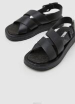 ⁦נשים 4N8XB651 Pepe Jeans שָׁחוֹר סנדלי טריז בלוק קיץ⁩ – תמונה ⁦3⁩