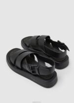 ⁦נשים 4N8XB651 Pepe Jeans שָׁחוֹר סנדלי טריז בלוק קיץ⁩ – תמונה ⁦4⁩