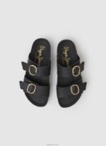 ⁦נשים 4N8XB653 Pepe Jeans שָׁחוֹר סנדלים אנטומיים של אובן⁩ – תמונה ⁦2⁩