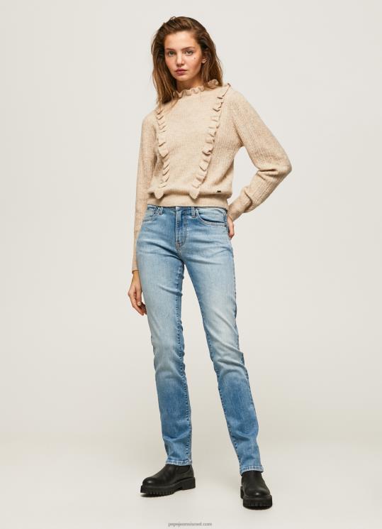 d7a0d7a9d799d79d_4n8xb67_pepe_jeans_d793d6b5d7a0d6b4d799d79d_d792d799d7a0d7a1_d791d792d796d7a8d794_d791d792d796d7a8d794_d792d791.jpg נשים 4N8XB67 Pepe Jeans דֵנִים ג'ינס בגזרה בגזרה גבוהה – תמונה 1