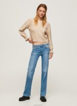 נשים 4N8XB69 Pepe Jeans דֵנִים ג'ינס בגזרה דקיקה של aubrey midrise