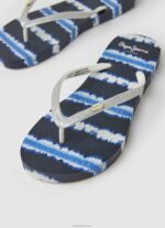 ⁦נשים 4N8XB700 Pepe Jeans dulwich כפכפי חוף מגרפה בריזה⁩ – תמונה ⁦3⁩