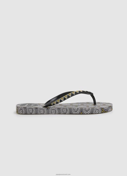 d7a0d7a9d799d79d_4n8xb704_pepe_jeans_d7a9d6b8d781d797d795d6b9d7a8_d79bd7a4d79bd7a4d799_d797d795d7a3_d79ed792d7a8d7a4d794_d79ed79.jpg נשים 4N8XB704 Pepe Jeans שָׁחוֹר כפכפי חוף מגרפה מטבעות – תמונה 1