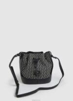 ⁦נשים 4N8XB732 Pepe Jeans שָׁחוֹר תיק דלי בעל ידית כפולה⁩ – תמונה ⁦5⁩