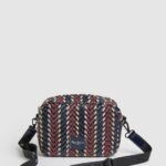 נשים 4N8XB738 Pepe Jeans dulwich תיק קרוסבודי מבד זיג זג