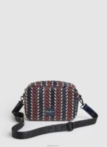 ⁦נשים 4N8XB739 Pepe Jeans dulwich תיק קניות מבד זיג זג⁩ – תמונה ⁦4⁩