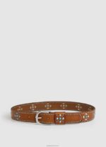 נשים 4N8XB765 Pepe Jeans קוניאק חגורת עור בוהמייני
