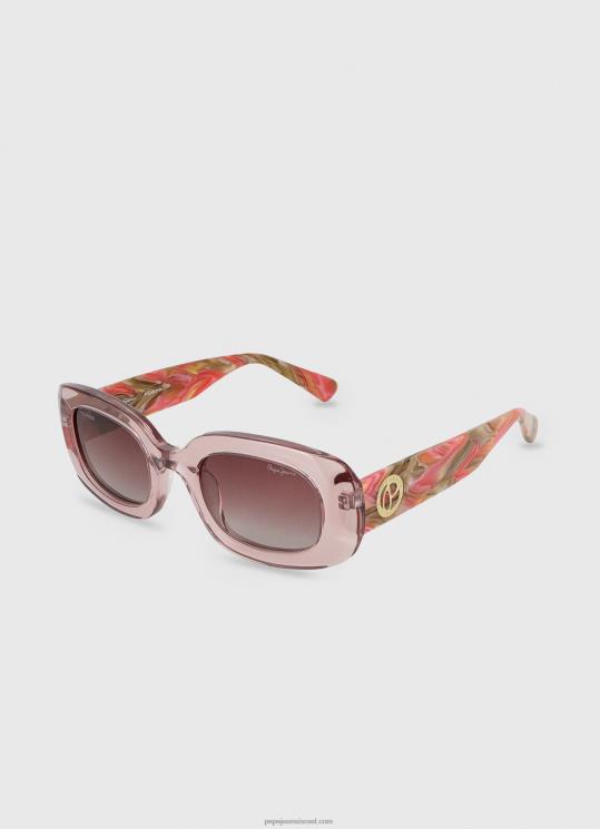 d7a0d7a9d799d79d_4n8xb766_pepe_jeans_d795d6b8d7a8d795d6b9d793_d79ed7a9d7a7d7a4d799_d7a9d79ed7a9_d79ed79cd791d7a0d799d799d79d.jpg נשים 4N8XB766 Pepe Jeans וָרוֹד משקפי שמש מלבניים – תמונה 1