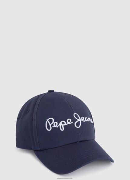 נשים 4N8XB781 Pepe Jeans ימי כובע בסיסי עם לוגו רקום