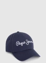 ⁦נשים 4N8XB782 Pepe Jeans לבן כובע בסיסי עם לוגו רקום⁩ – תמונה ⁦3⁩