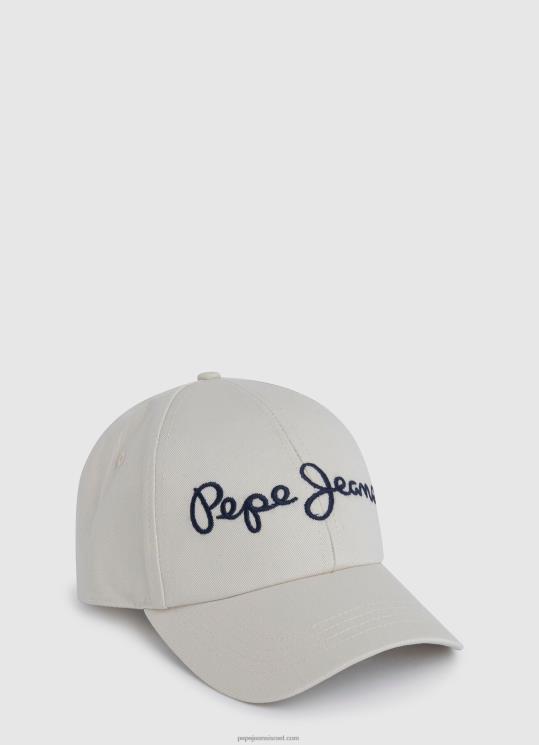 d7a0d7a9d799d79d_4n8xb782_pepe_jeans_d79cd791d79f_d79bd795d791d7a2_d791d7a1d799d7a1d799_d7a2d79d_d79cd795d792d795_d7a8d7a7d795d7.jpg נשים 4N8XB782 Pepe Jeans לבן כובע בסיסי עם לוגו רקום – תמונה 1