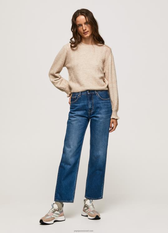 d7a0d7a9d799d79d_4n8xb83_pepe_jeans_d793d6b5d7a0d6b4d799d79d_d792d799d7a0d7a1_d7a8d792d795d7a2_d791d792d796d7a8d794_d792d791d795.jpg נשים 4N8XB83 Pepe Jeans דֵנִים ג'ינס רגוע בגזרה גבוהה של dover – תמונה 1