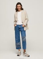 נשים 4N8XB87 Pepe Jeans דֵנִים ג'ינס בינוני בגזרה רגועה