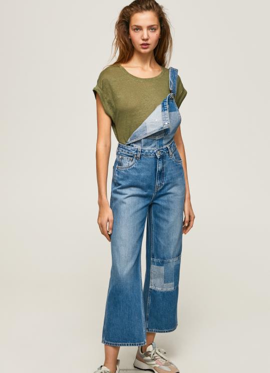 d7a0d7a9d799d79d_4n8xb98_pepe_jeans_d793d6b5d7a0d6b4d799d79d_d790d795d791d7a8d795d79c_d792d799d7a0d7a1_d79ed79bd795d7aad7a0d794.jpg נשים 4N8XB98 Pepe Jeans דֵנִים אוברול ג'ינס מכותנה – תמונה 1